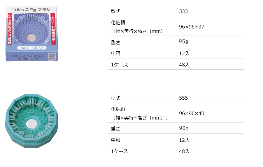 一部予約！】 つめっこ除菌ブラシ 555 ×２個セット 早い者勝ち